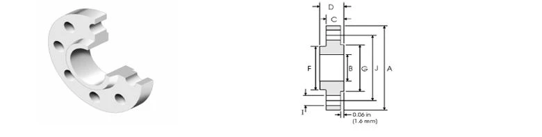 Customized asme b16 5 flange